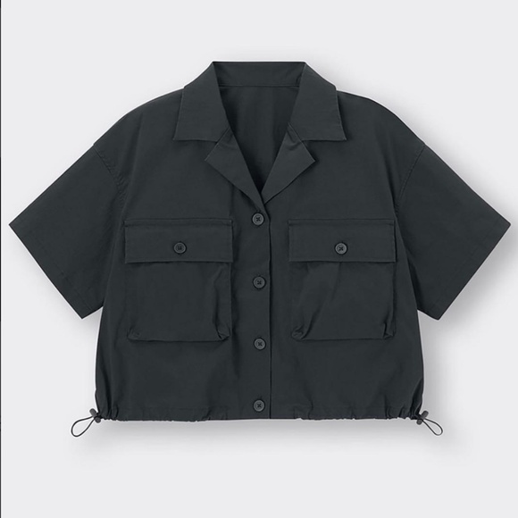 GU Utility Shirt; Cropped Short Sleeve Jacket - Picture 4 of 4